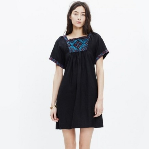 Madewell Dresses & Skirts - Madewell black linen "Wander" dress, sz. L
